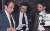 Salomón Hakim, Luis Carlos Cadavid, E. Osorio. Bogotá 1988