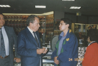 Richard Nixon, Enrique Osorio, Los Angeles - USA 1989